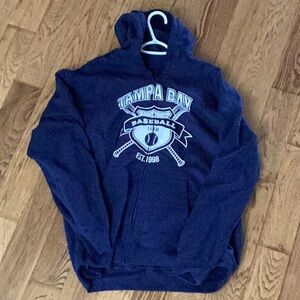 Tampa Bay Baseball Team Hoodie - Blue